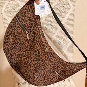 Lululemon crossbody Leopard Print Sling Bag